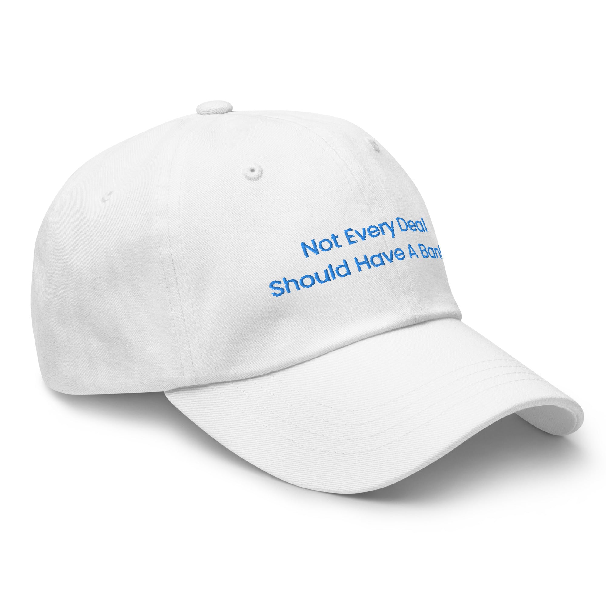 Embroidered Slogan Cap