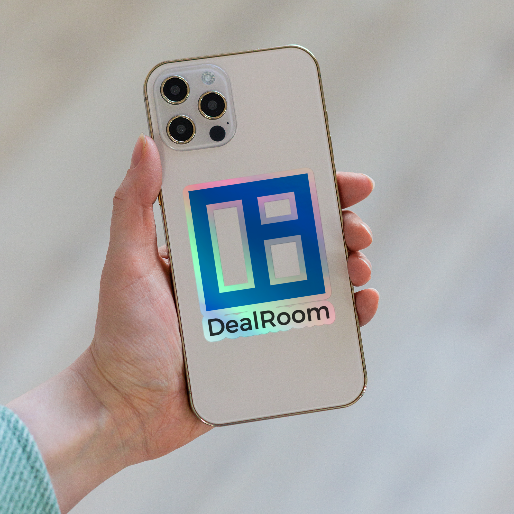 DealRoom Holographic stickers
