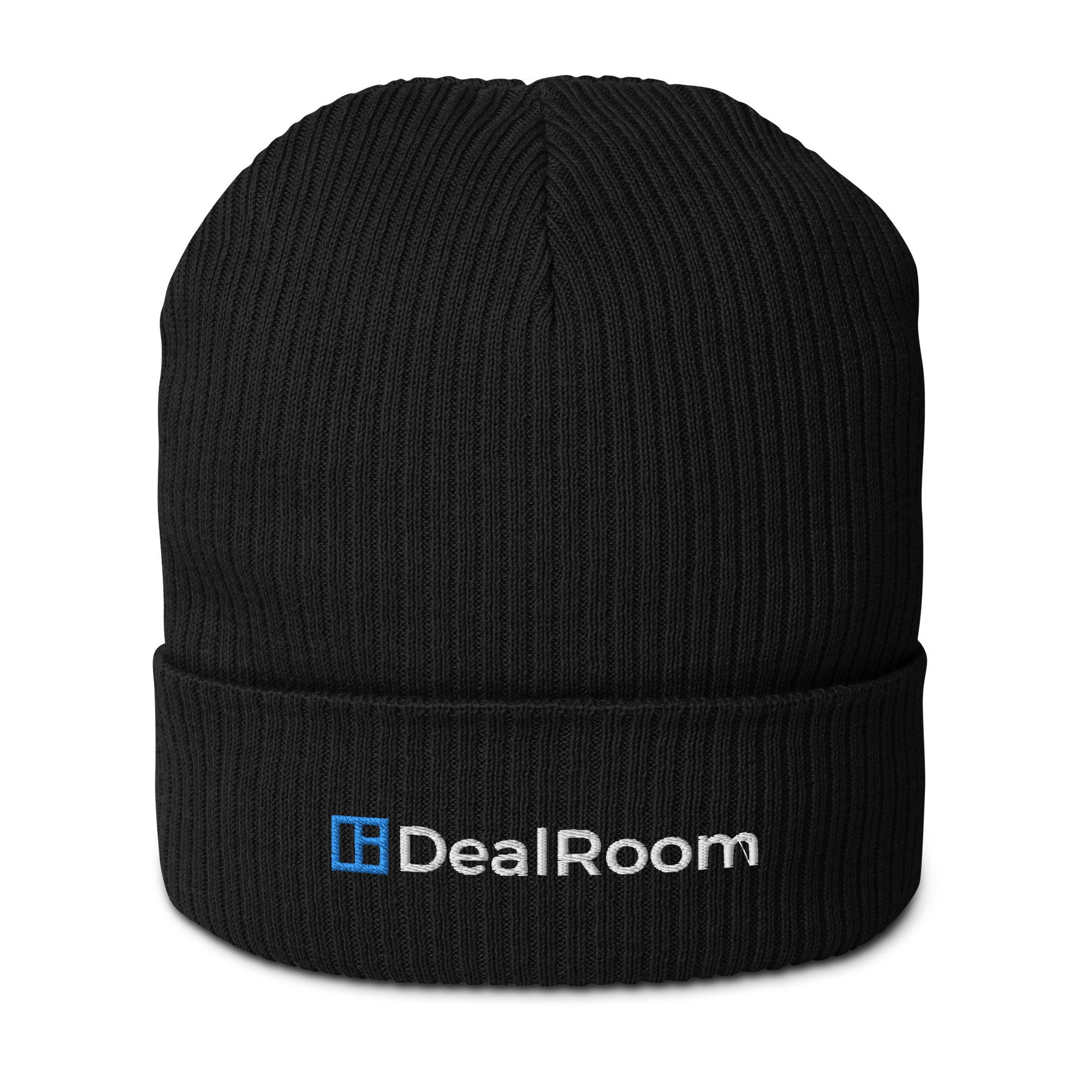 DealRoom Organic ribbed beanie