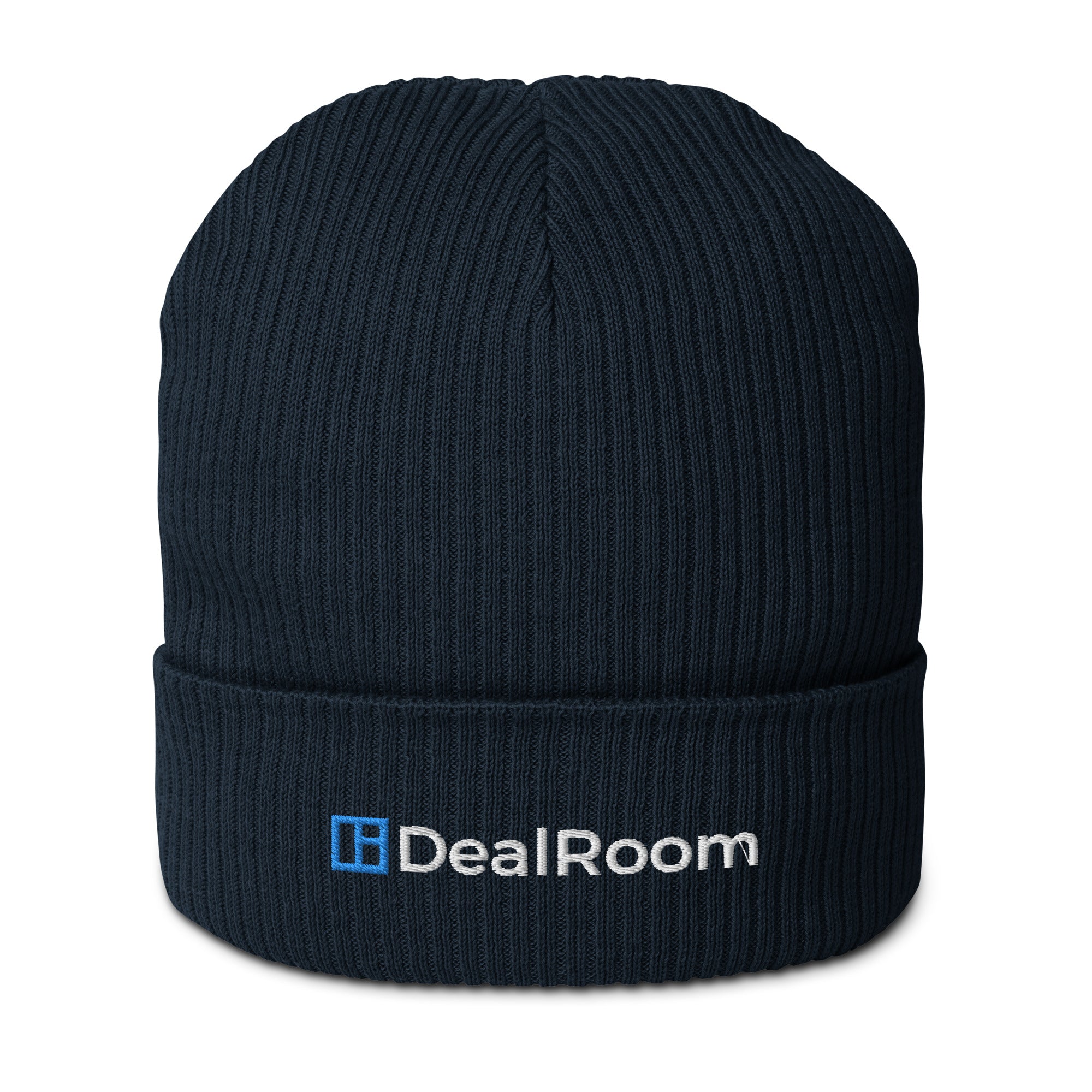 DealRoom Organic ribbed beanie