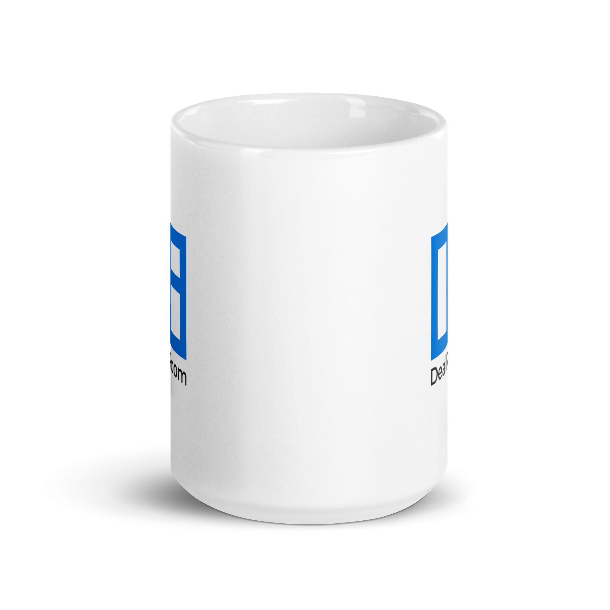 DealRoom White glossy mug