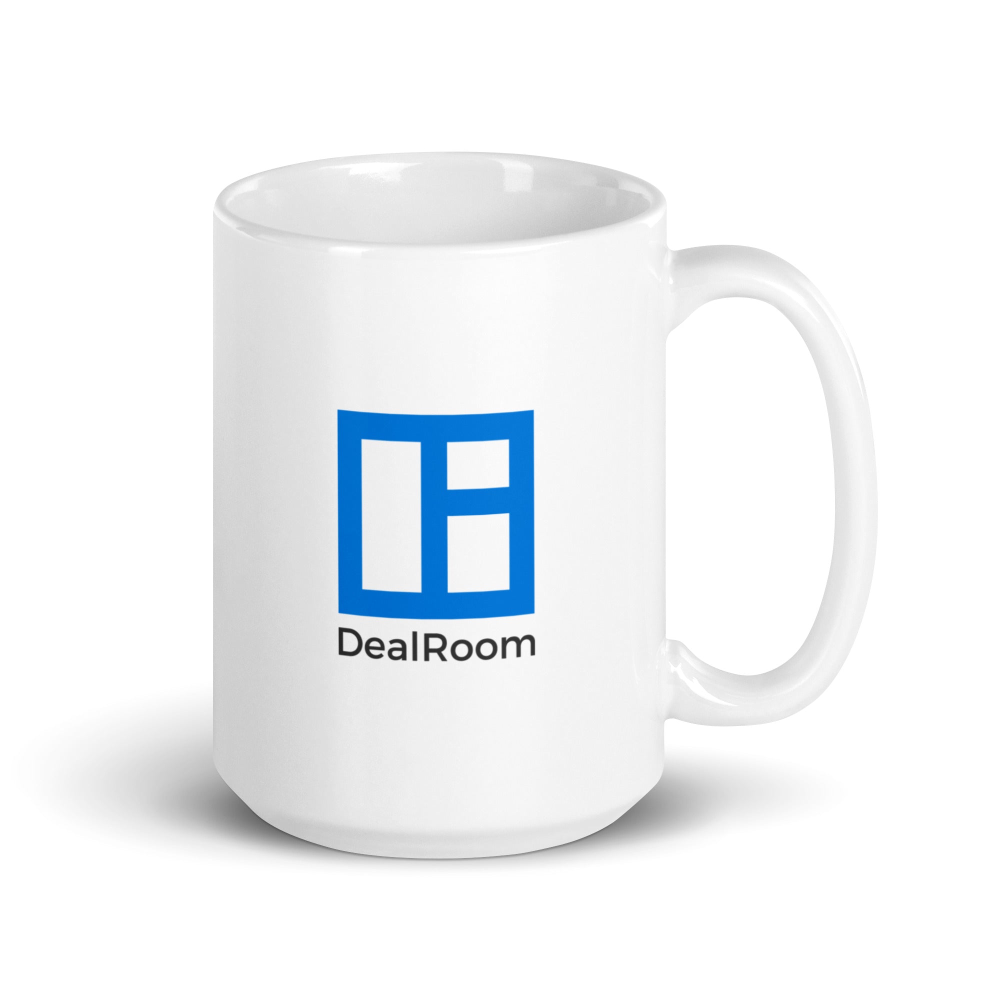 DealRoom White glossy mug