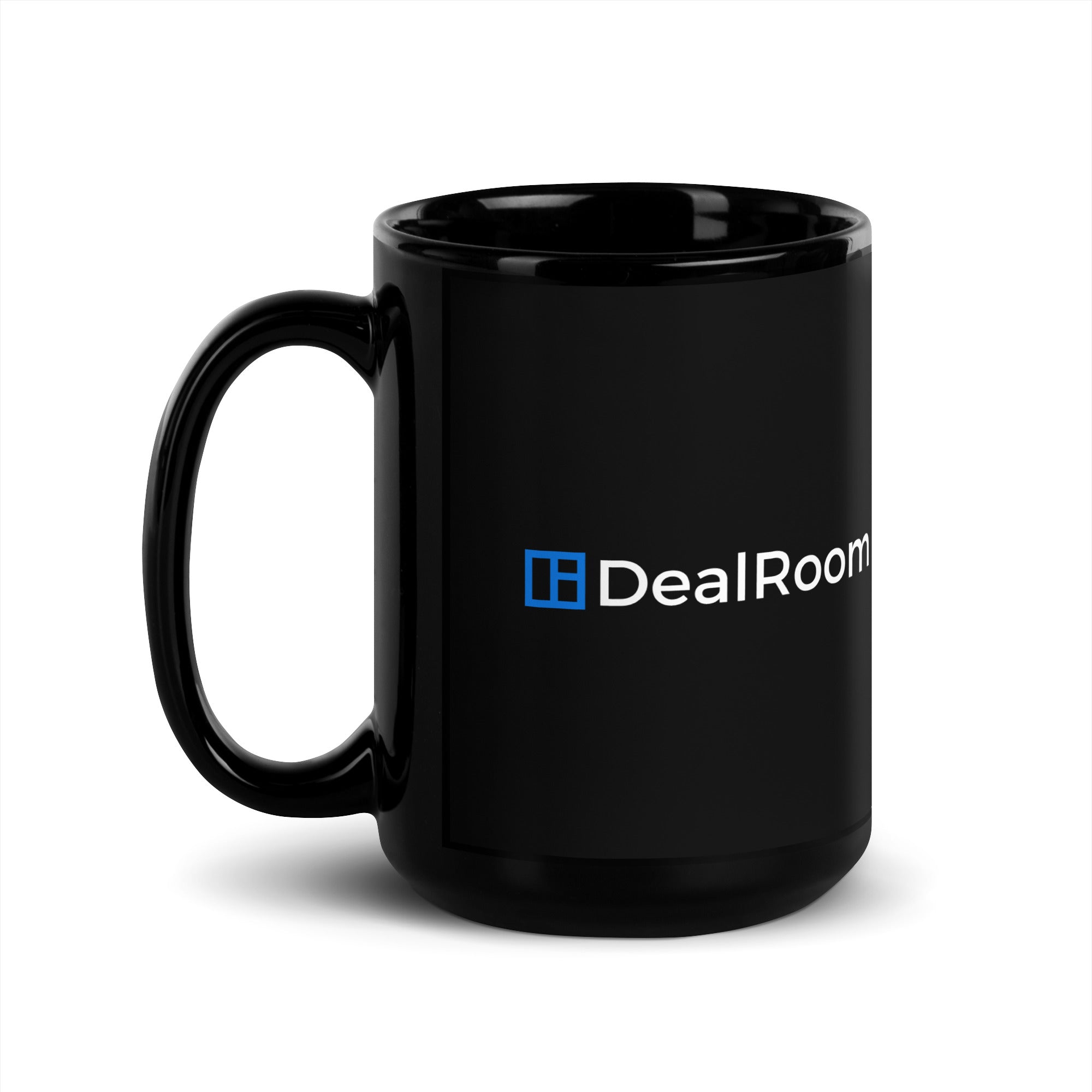 DealRoom Black Glossy Mug