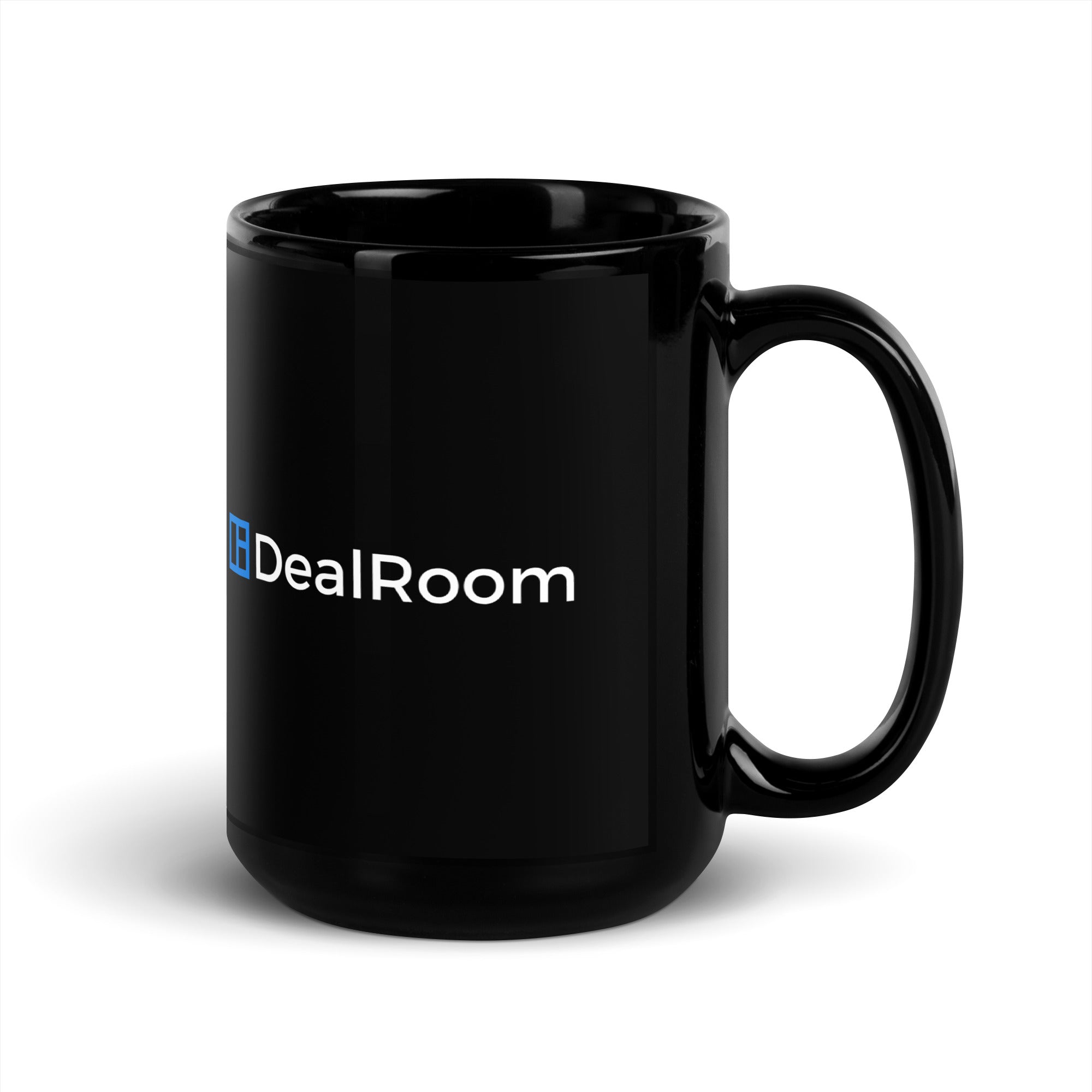 DealRoom Black Glossy Mug